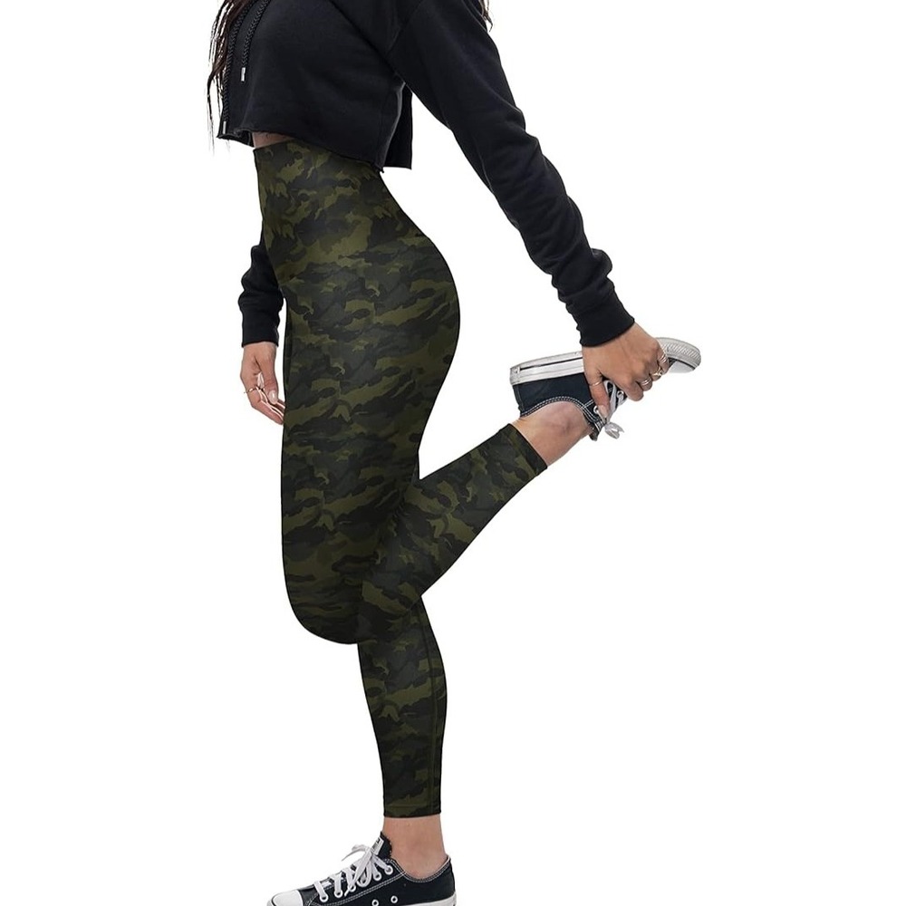 Belly‎ Bandit Mother Tucker Postpartum Compression Shaping Leggings Camo Green
